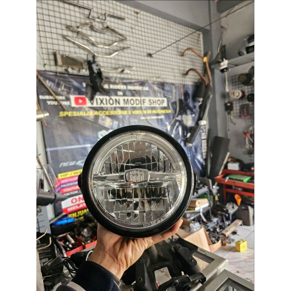 headlamp original xsr lampu xsr cocok vixion modif klasic
