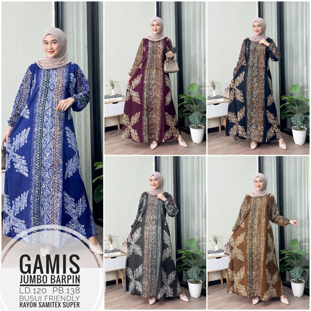 GAMIS JUMBO PREMIUM / KAFTAN JUMBO BATIK/ GAMIS JUMBO BATIK
