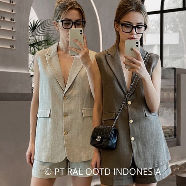 Rita Korea Set – Setelan Wanita Premium Casual Chic Short Pants Freesize