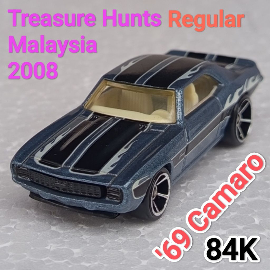 Hot Wheels TH Treasure Hunt Regular 69 Camaro Loose