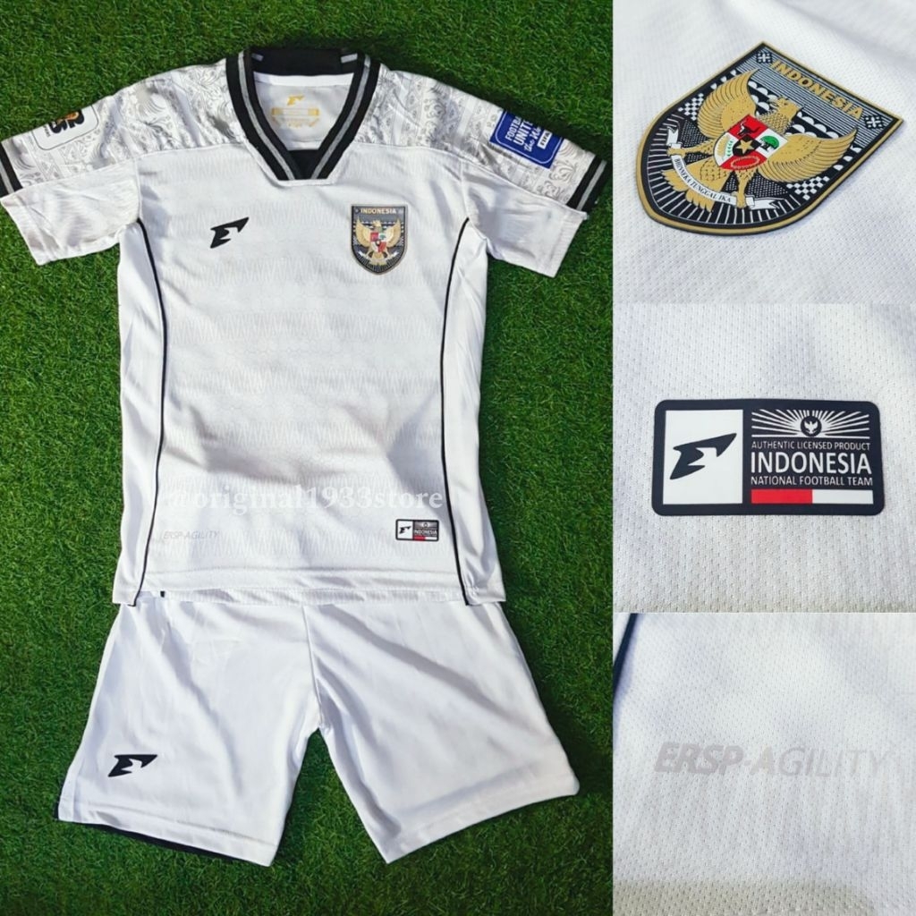 Jersey Timnas Anak 2025 Away Jersey Anak Timnas Setelan Jersey Bola Anak