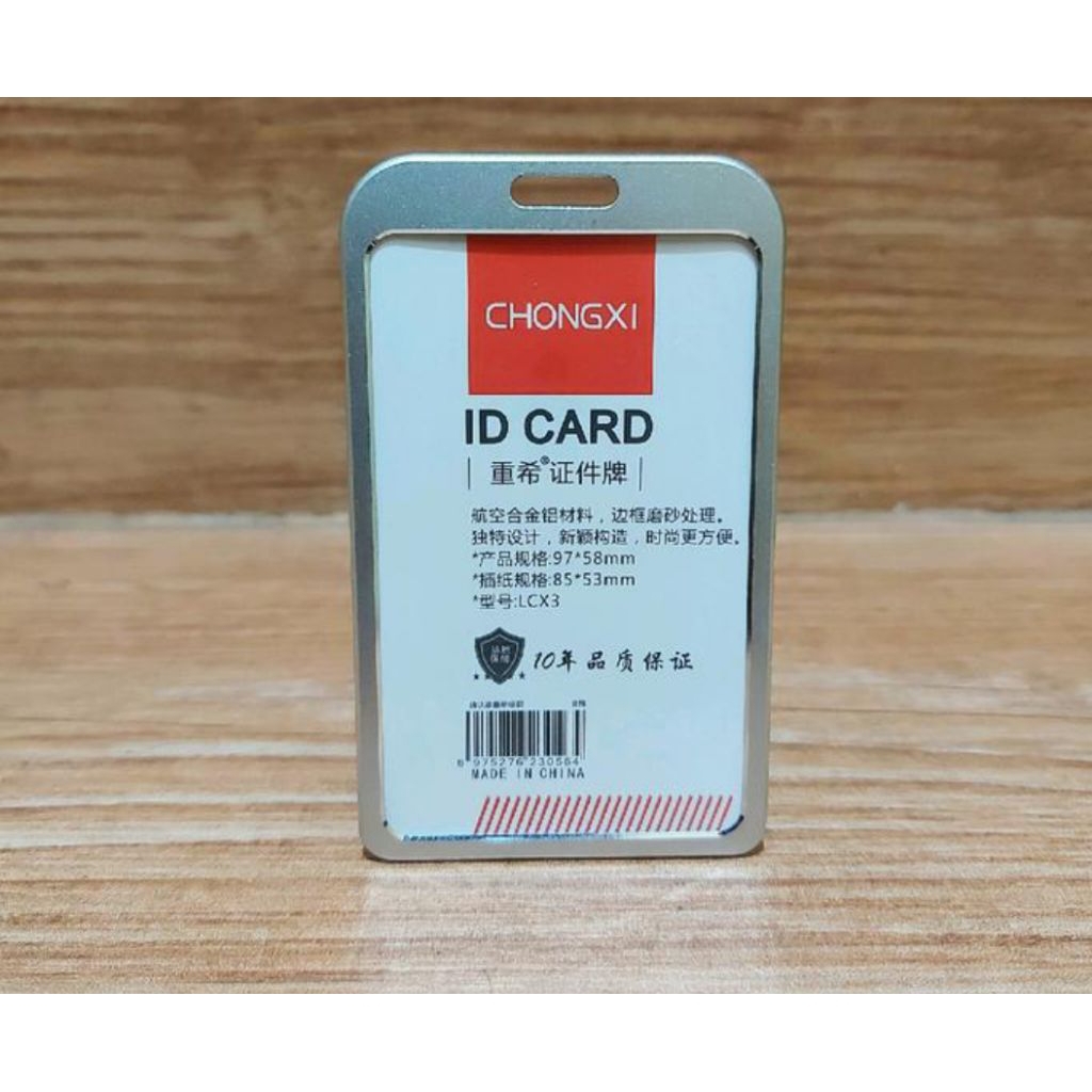 Aluminium ID Card Holder Metal Premium Elegan || Aluminium ID Card Holder Kokoh Elegan