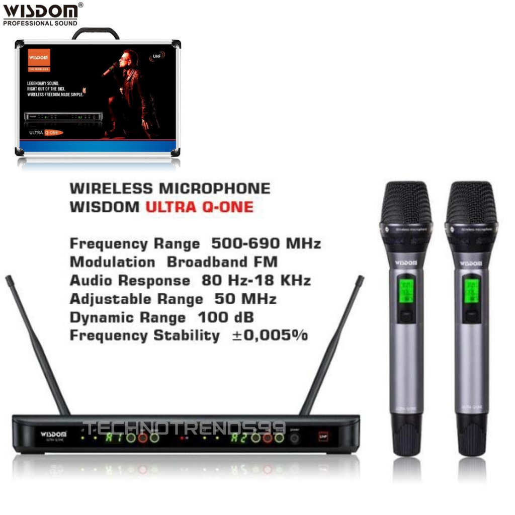 Mic Wireless Wisdom Ultra Q-ONE microphone wisdom ultra q-one