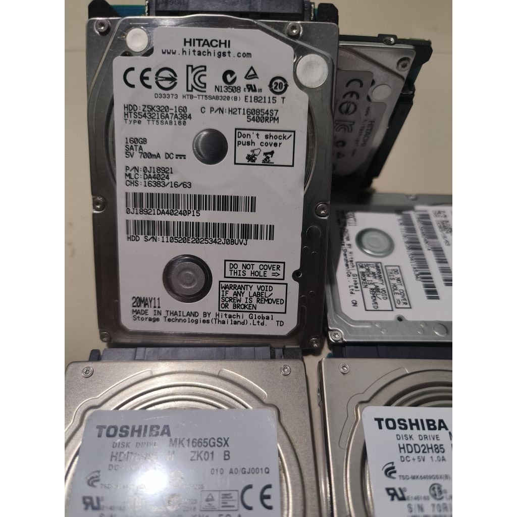Hardisk 2,5" Kapasitas 160gb 120gb / Hardisk buat PS2 Ps3