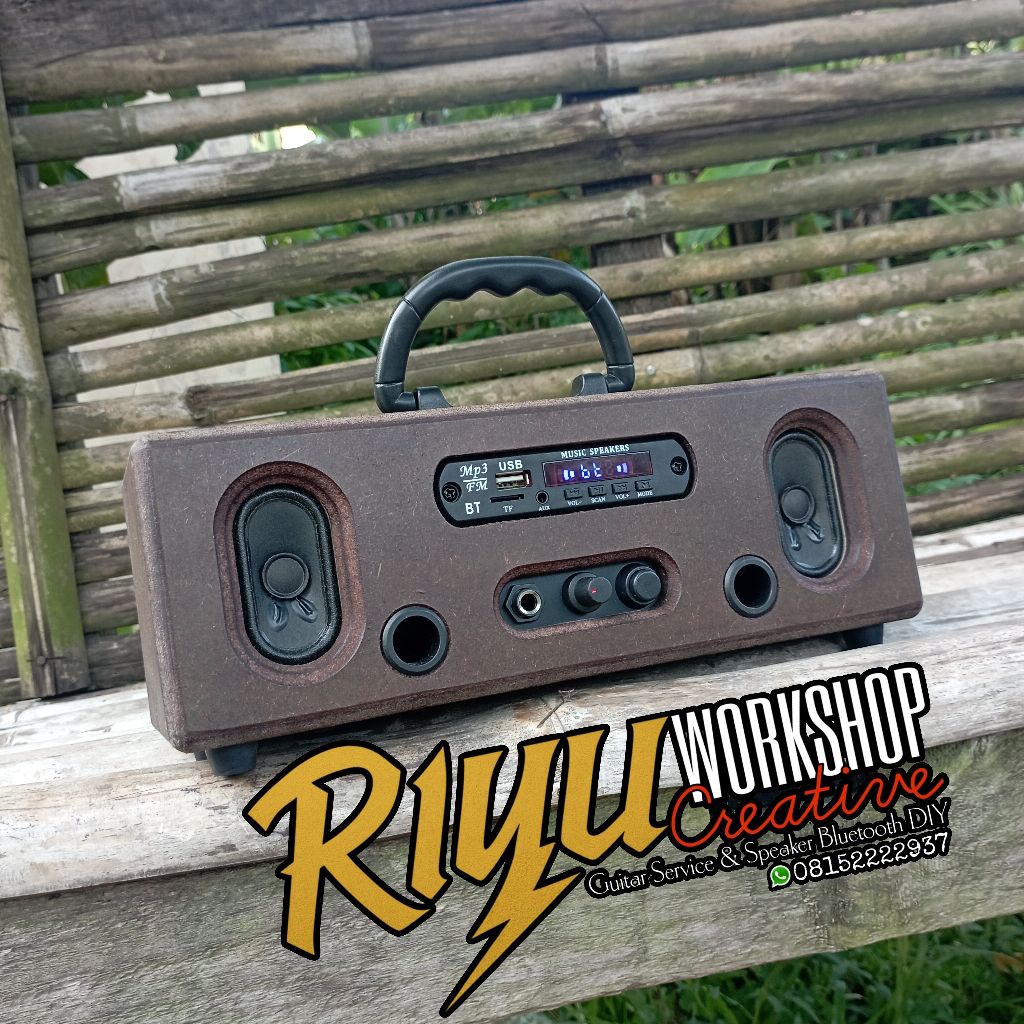 Speaker bluetooth DIY 30watt pake BATRE