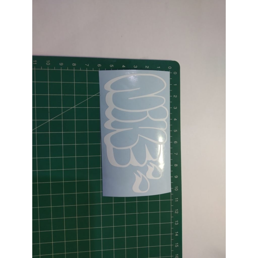 stiker cutting nike