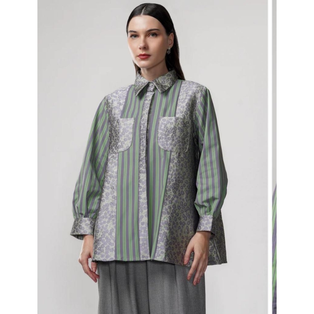 Benang Jarum Kaelyn Jacquard Size S Festive Parfume (split 950)