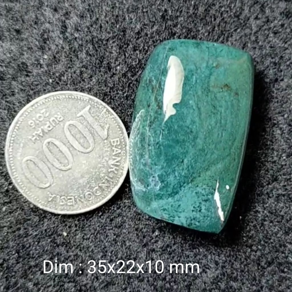 B10 - Batu BACAN GULAO - Hijau Tua Hijau Botol Natural  Keras Jumbo Murah