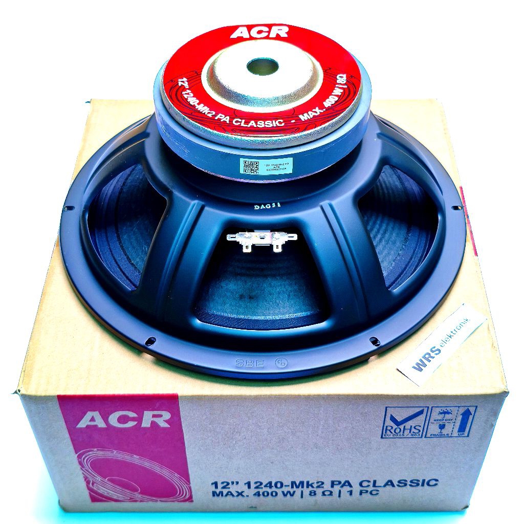 Speaker spiker 12" inch ACR 1240-Mk2 PA CLASSIC full range 8ohm 400watt