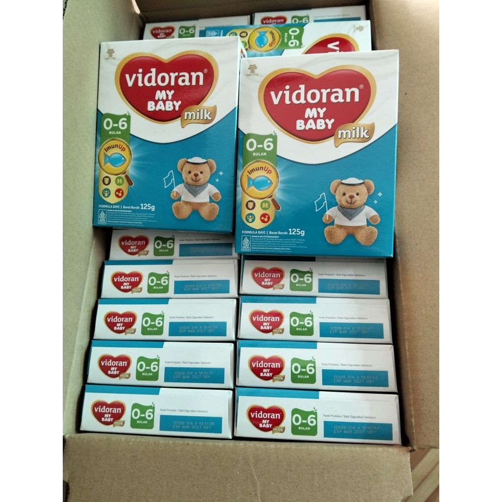 VIDORAN 0-6 BULAN isi 1 KARTON ISI 24BOX