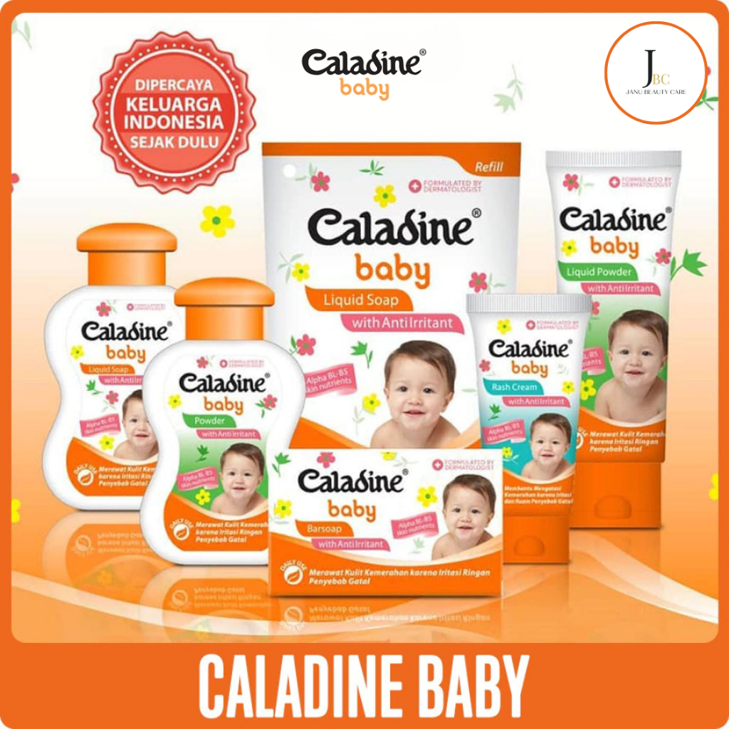 Caladine Baby – Sabun Mandi, Bedak, Krim Ruam Popok & Lotion Bayi