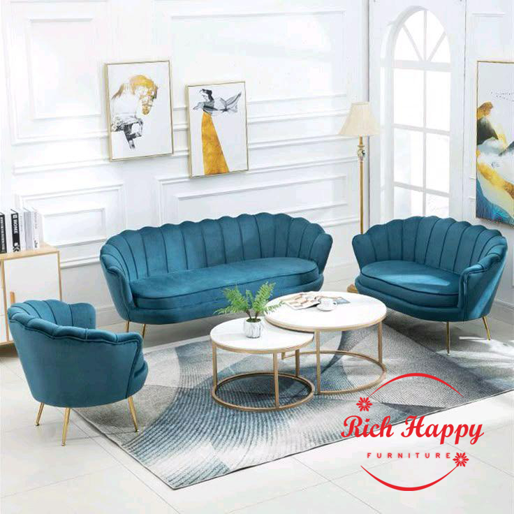 Custom Furniture Sofa Kerang Modern Warna Custom Set 321 Furniture Kualitas