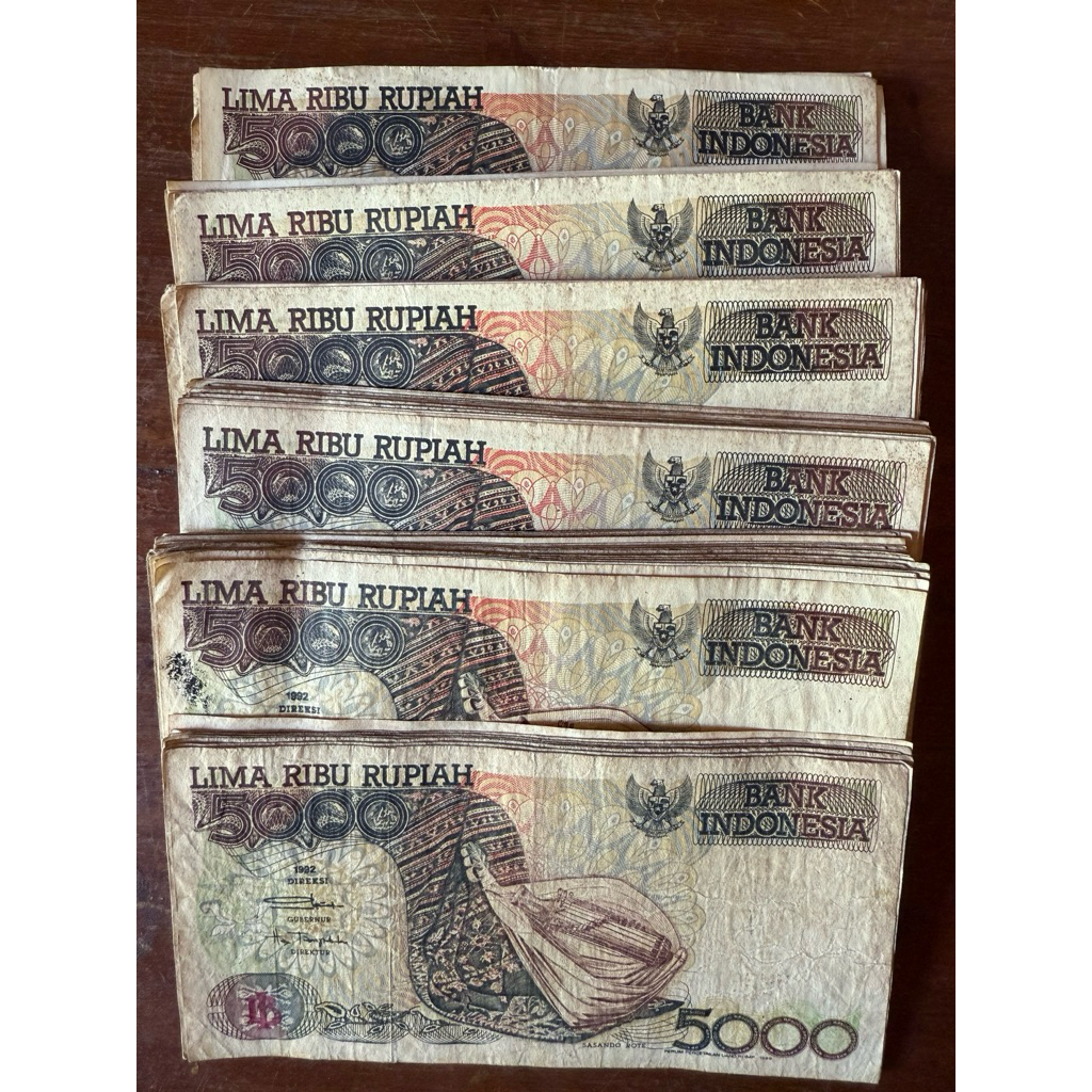 Uang Lama 5000 Sasando