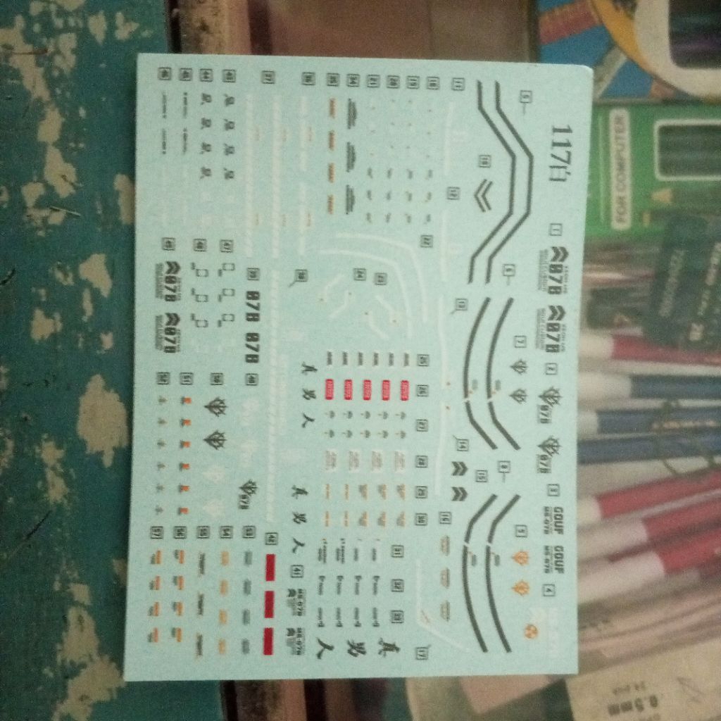 hg gouf custom decal