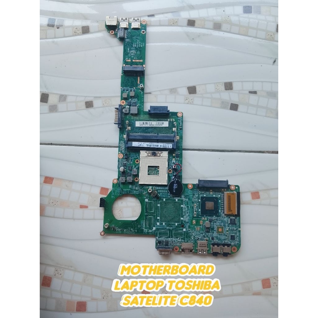 Motherboard Laptop Toshiba Satelite C840 Rusak bahan servis