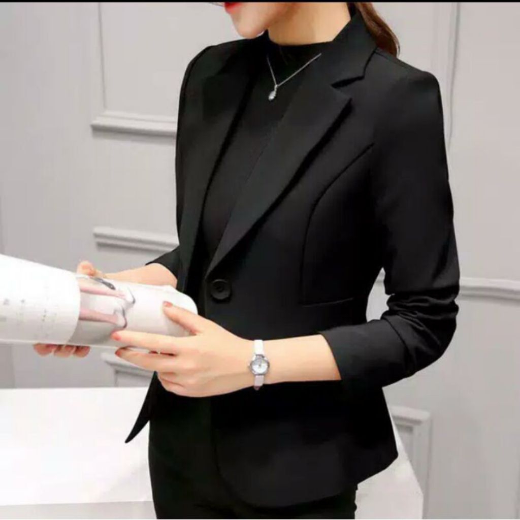 BLAZER WANITA PINK MUDA / JAS WANITA / JAS KANTOR / JAS FORMAL WANITA