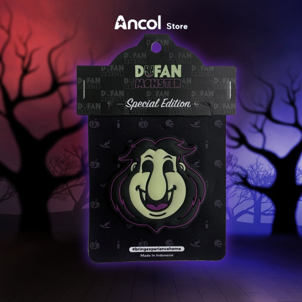 Ancol Magnet Rubber Dufan Monster Vampire | Magnet Kulkas Dufan | Official Merchandise
