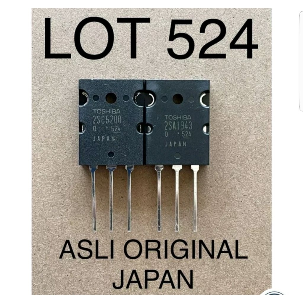 transistor tosiba 524 original