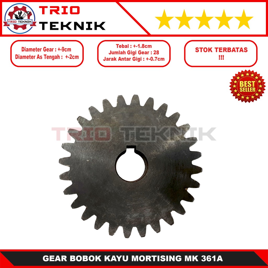 Gear Gigi Nanas Mesin Bobok Kayu Mortising 361 A Oscar Wipro Modern