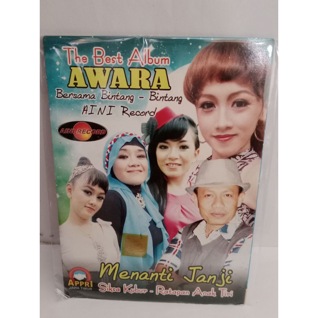 VCD Dangdut The Best Album Awara Bersama Bintang Aini Record