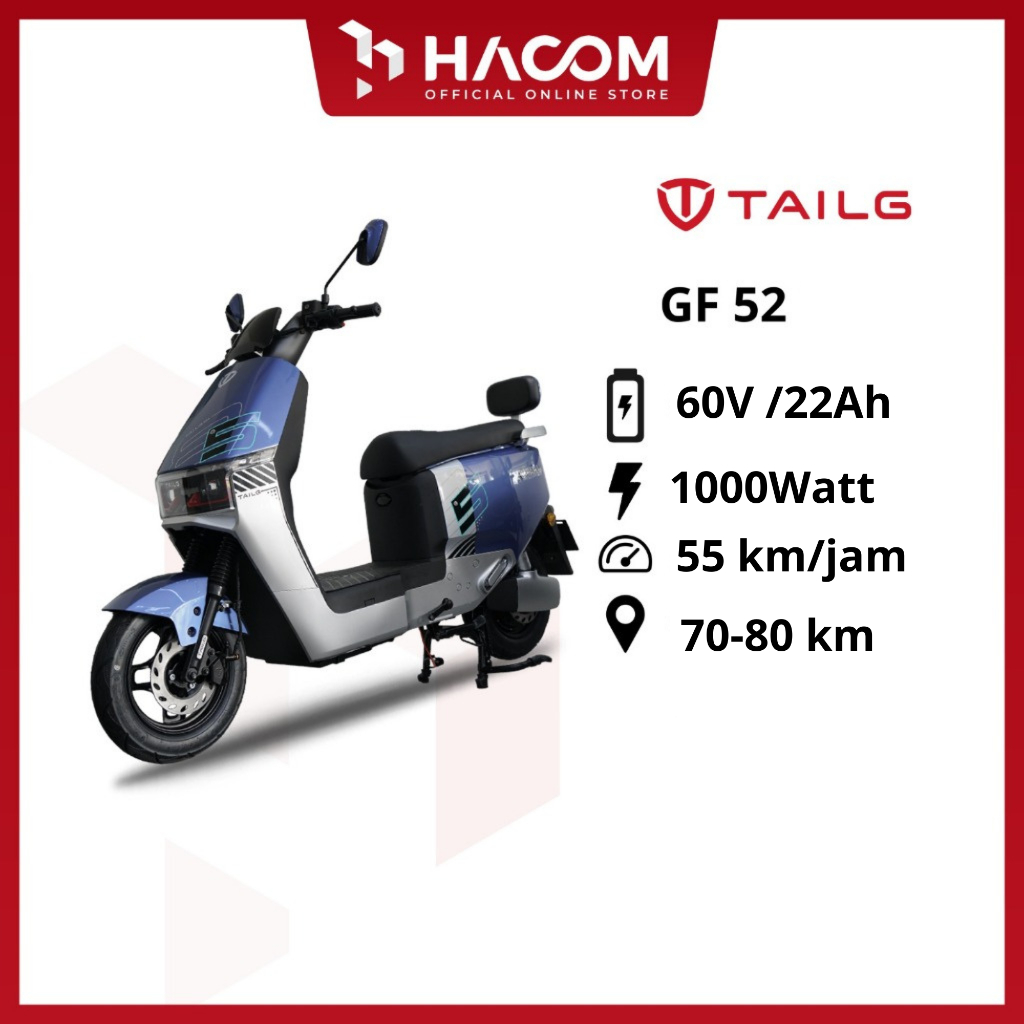 Sepeda Listrik Tailg GF 52 Garansi Resmi Tailg 1 Tahun