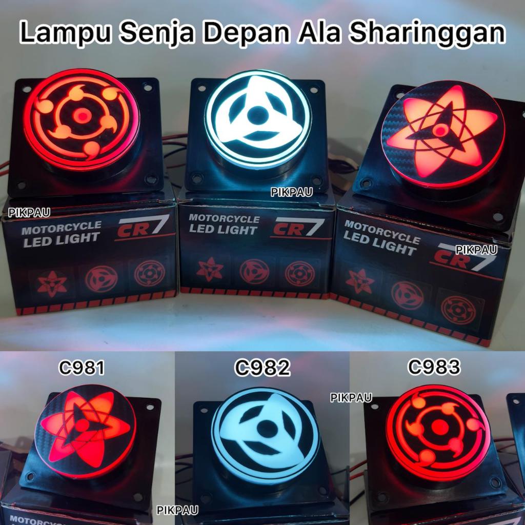 CR7 Lampu Sharingan 2.5 Inc Running Lazy C981 & C982 & C983