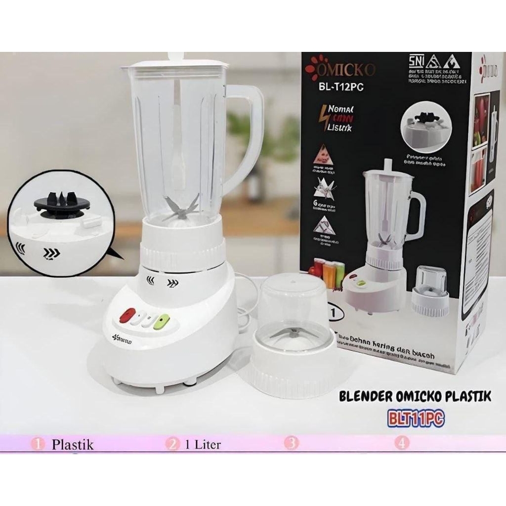 BLENDER OMICKO PLASTIK BLT11PC     Promo