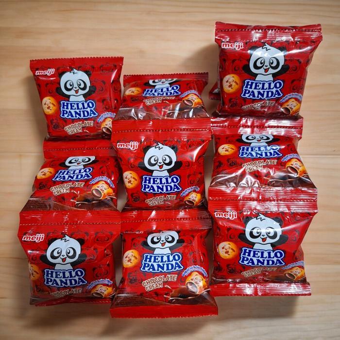 Hello Panda CHOCOLATE CREAM 1 Renceng 10 Sachet Biskuit Coklat Cokelat