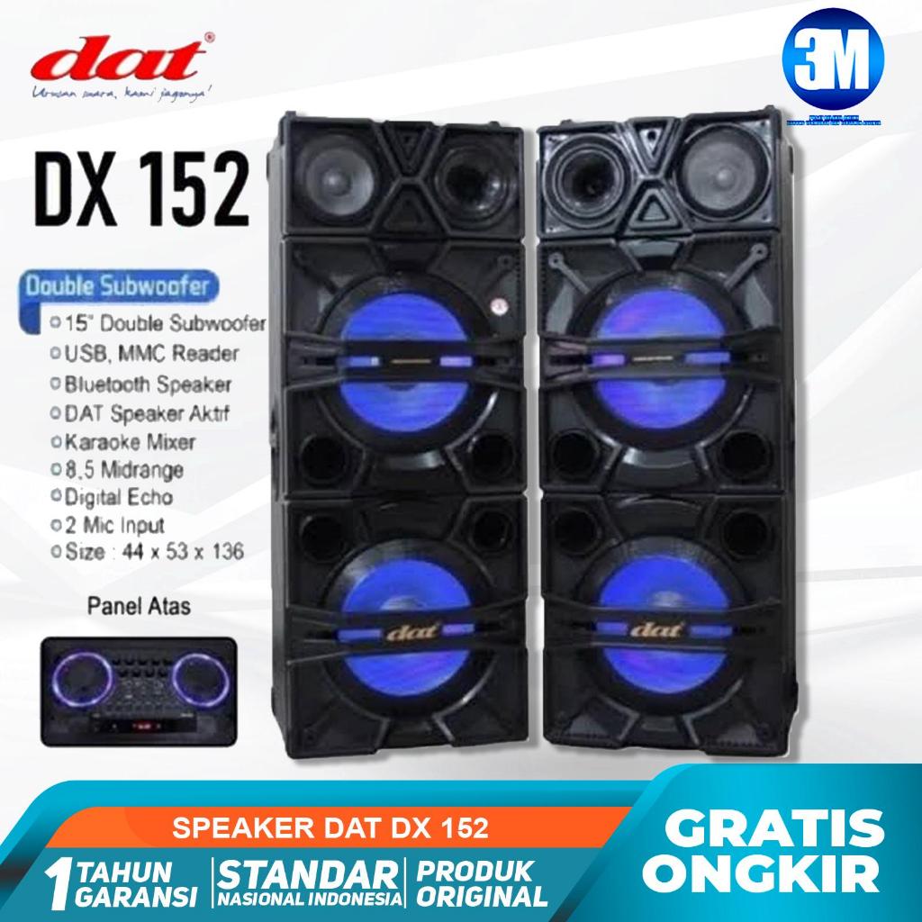 SPEAKER BLUETOOTH SPEAKER AKTIF SPEAKER KARAOKE 15 INCH DAT DX 152 FREE MIX