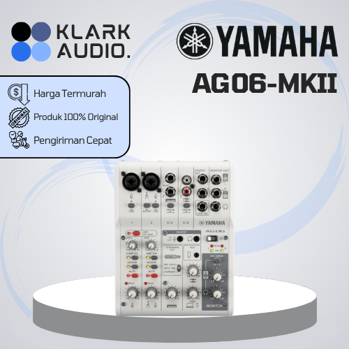 YAMAHA AG06MKII / AG06MK2 / AG 06 MKII MIXER 6ch ORIGINAL
