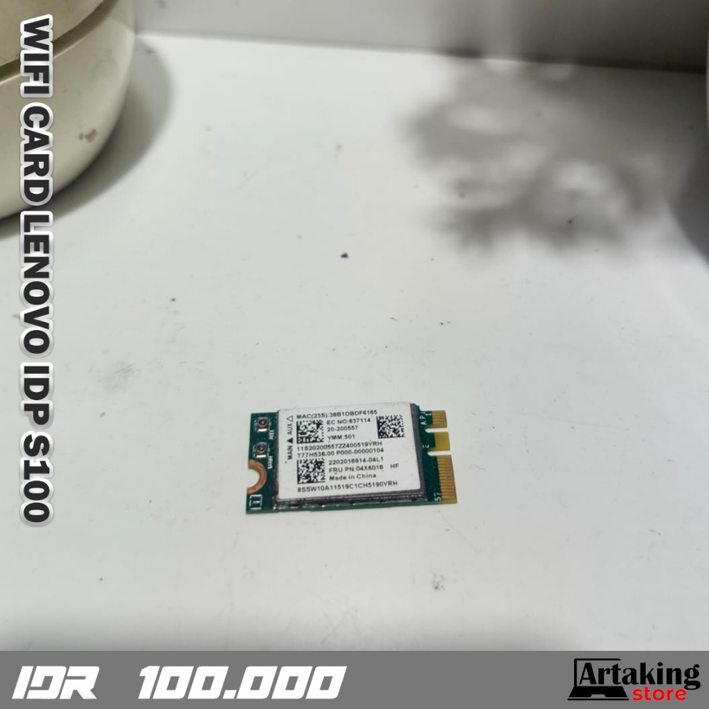 Wifi Card Laptop Lenovo Ideapad S100 Bekas