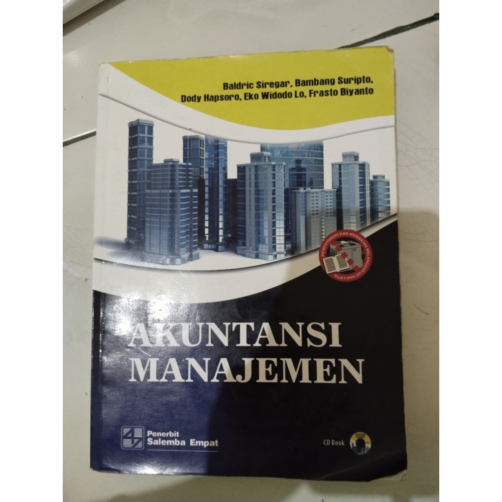 Buku Bekas Akuntansi Manajemen