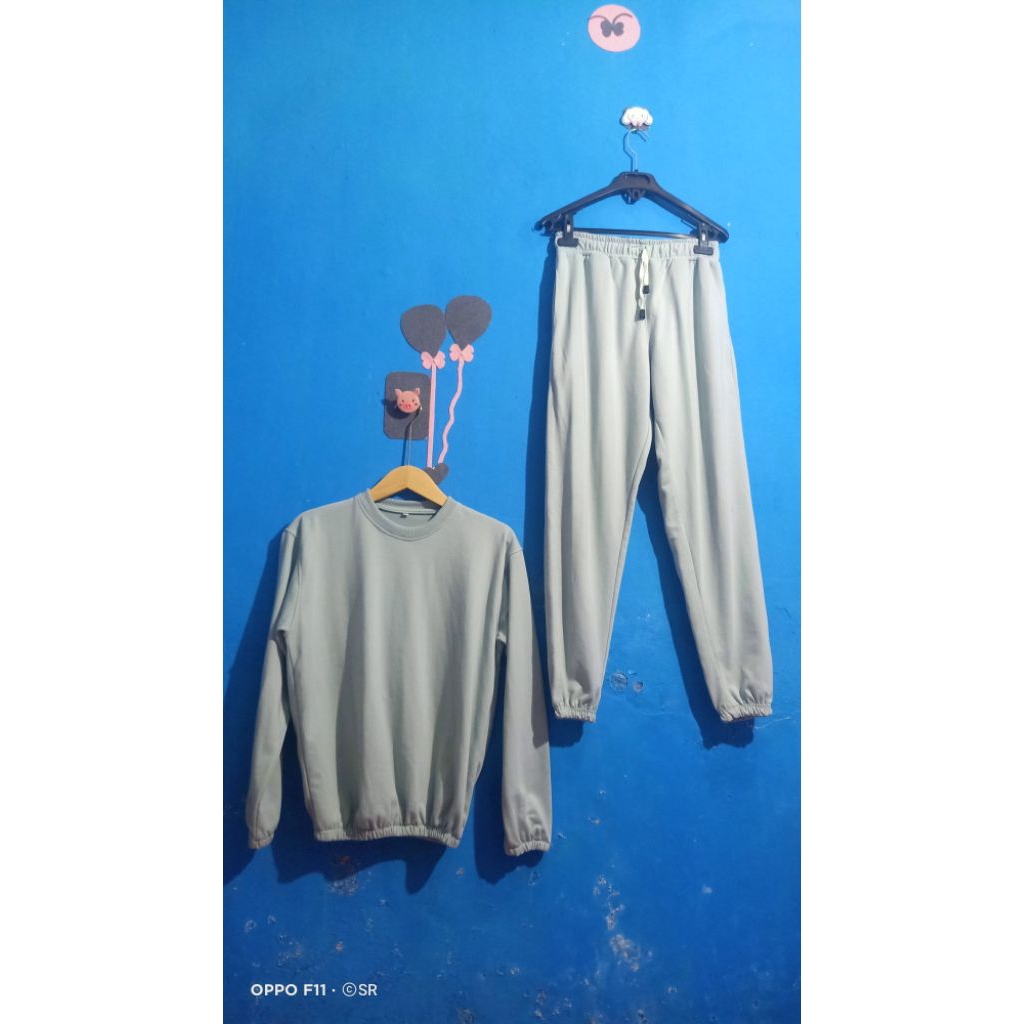 preloved setelan joger / one set joger / set joger wanita