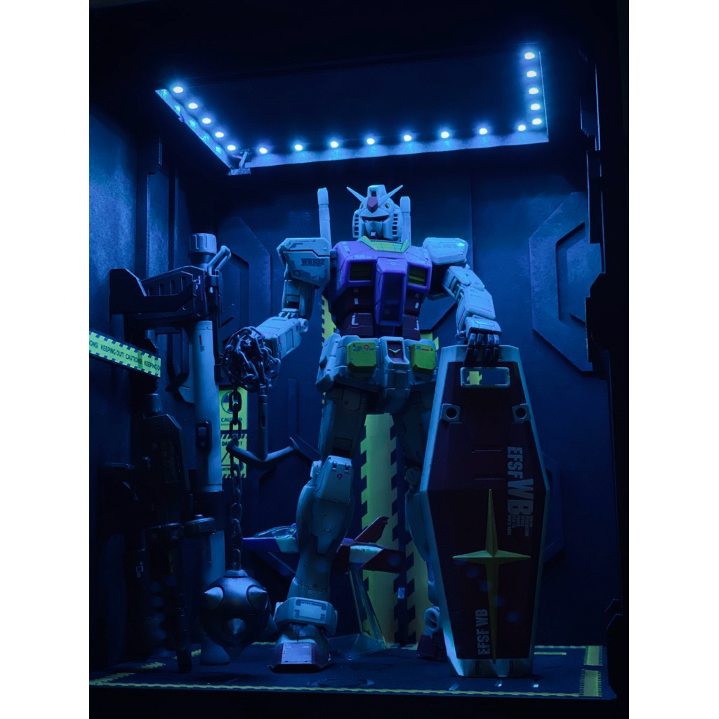 MG Gundam RX78 Full Repaint dan Weathering Realistic Custom Limited Editions Sudah Rakit Lengkap No 