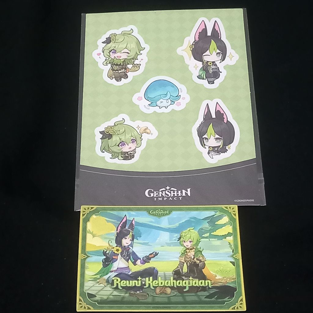 Tighnari Collei Sticker Genshin Impact Merchandise Special Collection Event Indonesia 2024 - Sticker