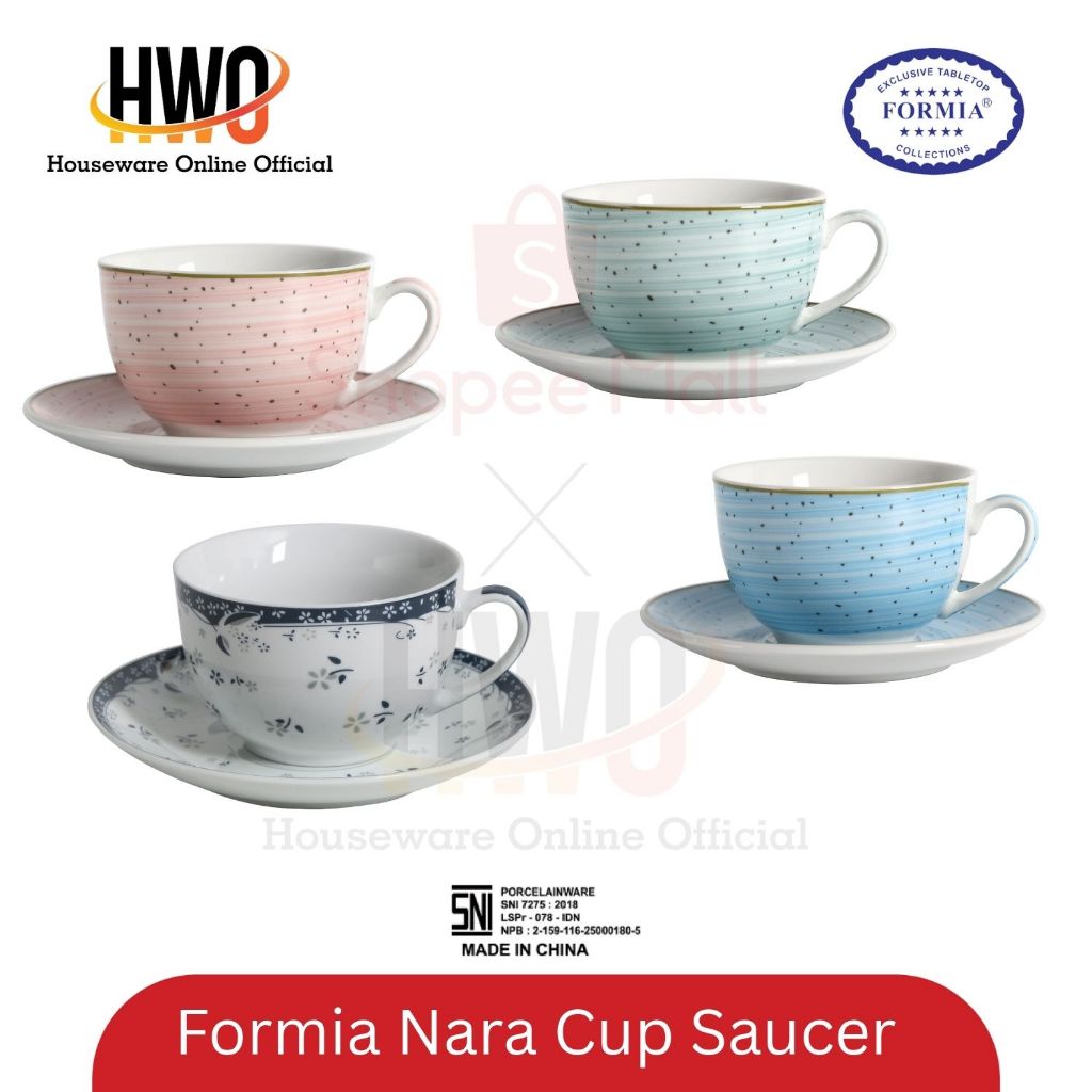 Formia Cangkir & Tatakan keramik series/set