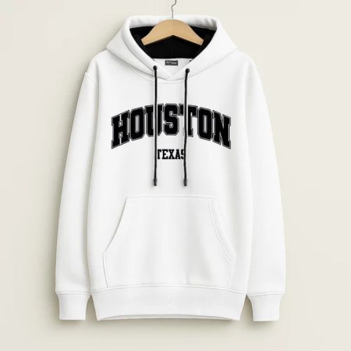 HOUSTON TEXAS Sweater Hoodie Print DTF II HOUSTON TEXAS Hoodie Basic II Sz M - XL Dewasa ( Pria & Wa