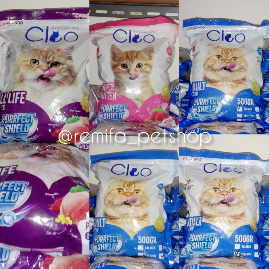 Cleo Repack 500g, cleo tuna 500gr / CLEO cat food Repack 500gr / Makanan kucing CLEO dry food 500gr 