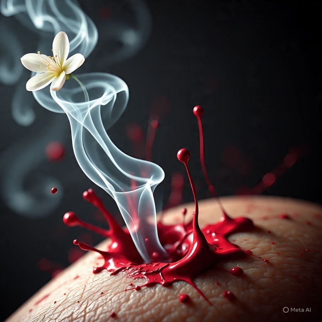 SULAP MINYAK JADI DARAH BER AROMA MELATI - FAKE BLOOD - MINYAK URUT DARAH - SULAP MINYAK JADI DARAH 