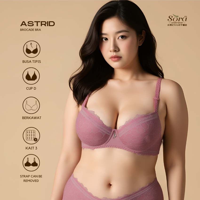 Bra bh beha pakaian dalam wanita kawat busa tipis tali renda brukat big size cup besar 469