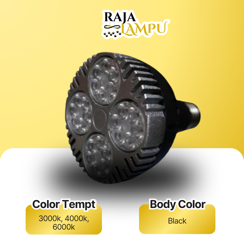 Lampu PAR30 Spotlight LED 35W Garis SMD 3000K 4000K 6000K
