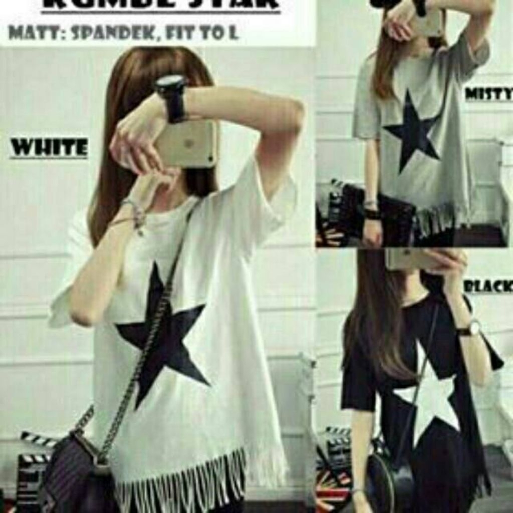 Star Rumbai Baju Atasan Wanita Kekinian