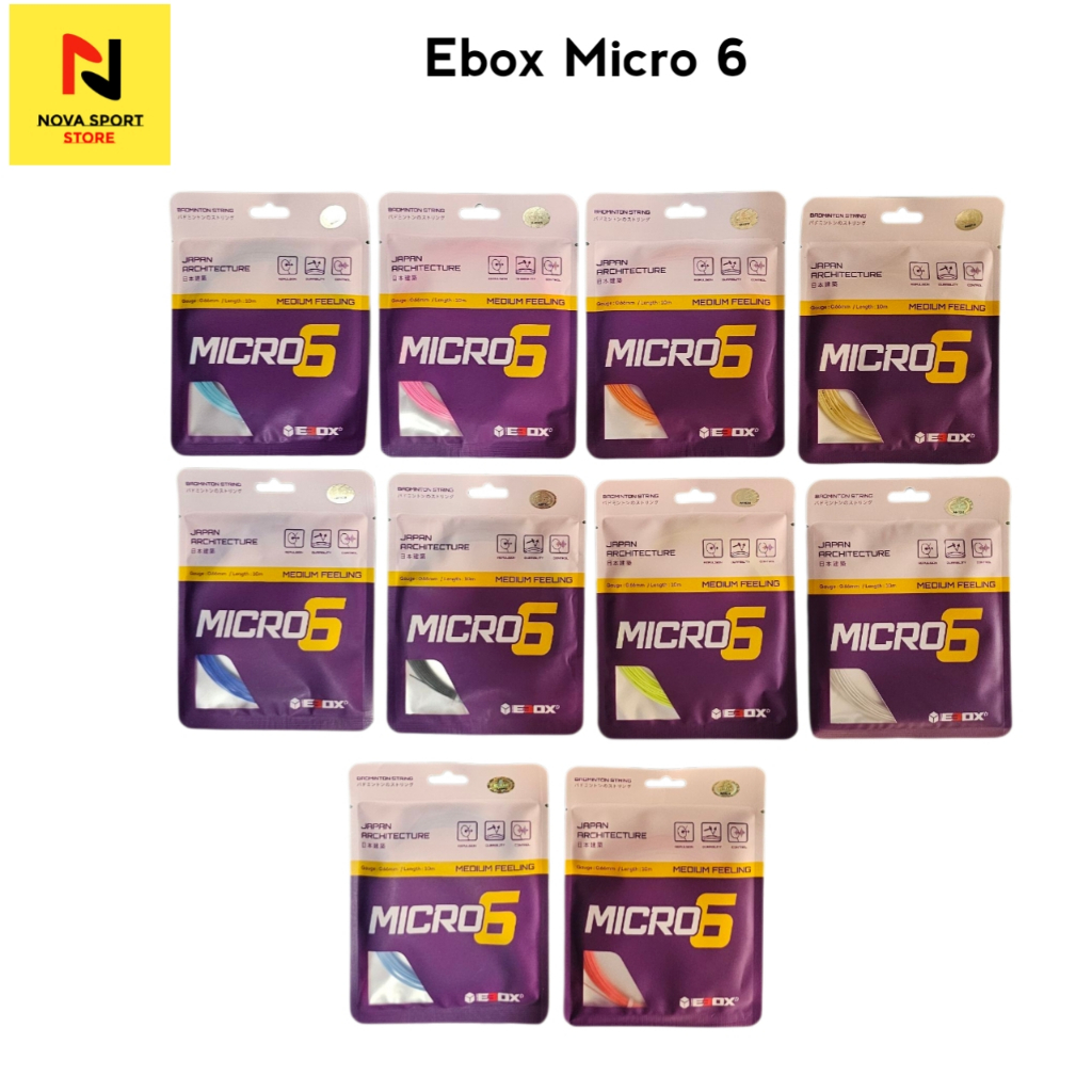 Ebox Senar Badminton Micro 6, Ebox Micro 6