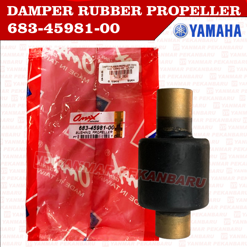 15HP Damper Rubber Karet Propeller 683-45981-10 Mesin Tempel Yamaha Speed Boat 15PK Omax