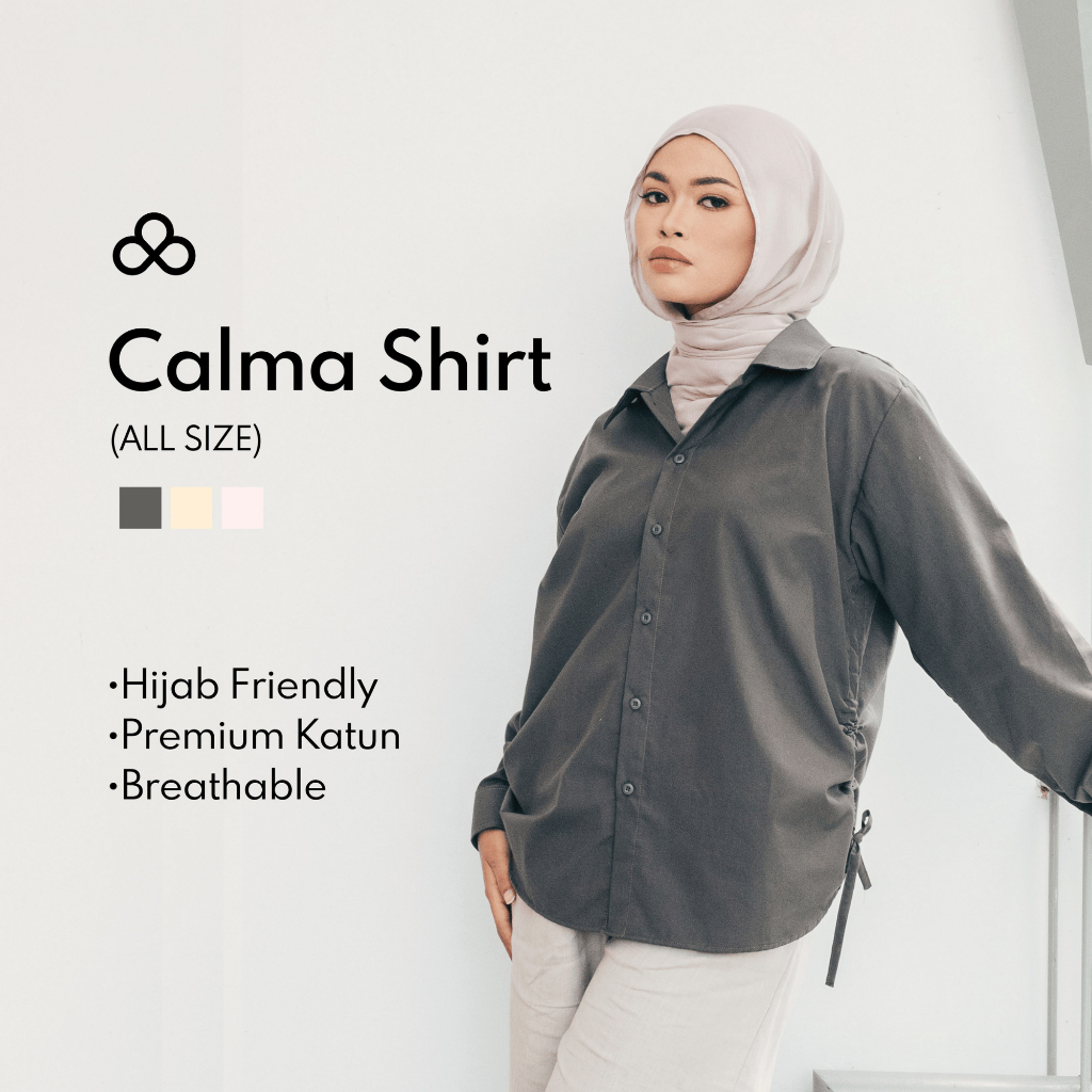 Atala Scarves | Calma Shirt | Kemeja Serut Wanita