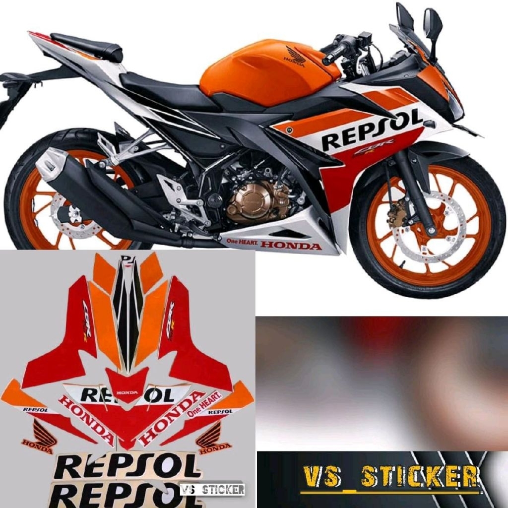 STRIPING LIST STANDART MOTOR HONDA CBR150 CBR 150 2017 2018 REPSOL