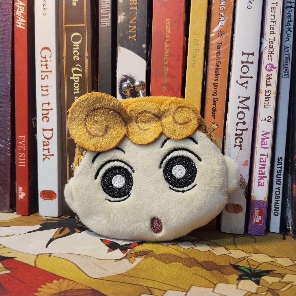 plushie trinkets boneka dompet pouch himawari crayon shinchan