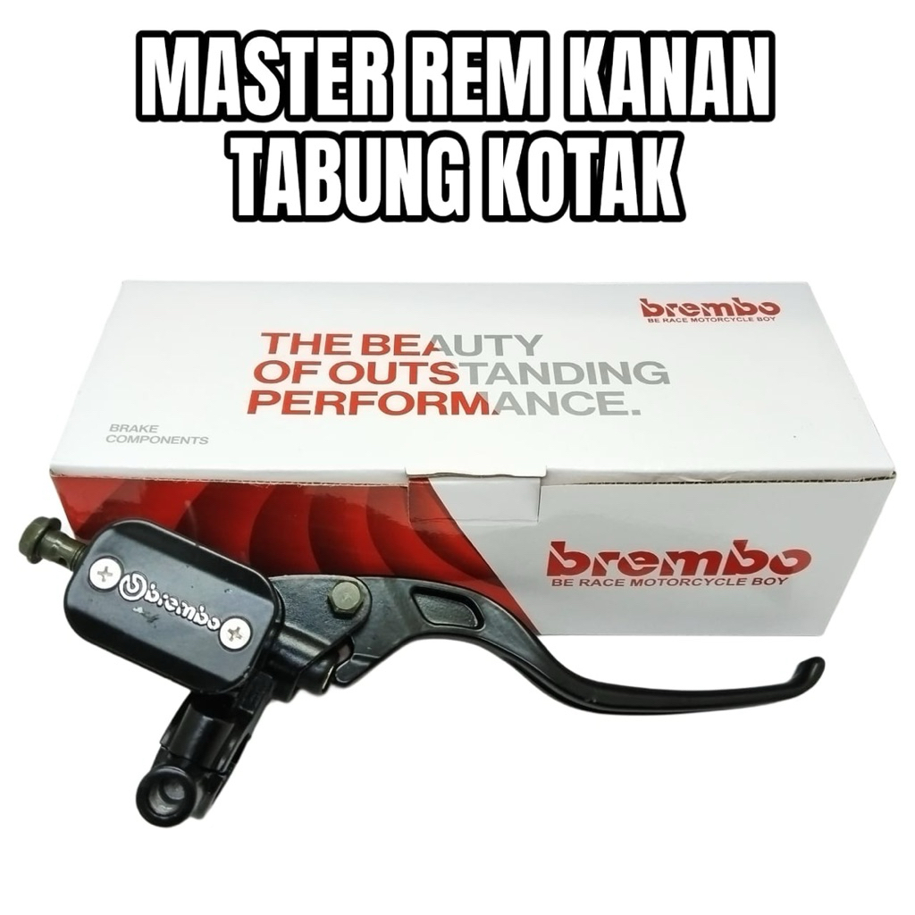 COD MASTER REM KANAN KOTAK HITAM MODEL RCB 14MM UNIVERSAL FIZR NINJA RXKING SCOPY MIO BEAT VARIO DLL