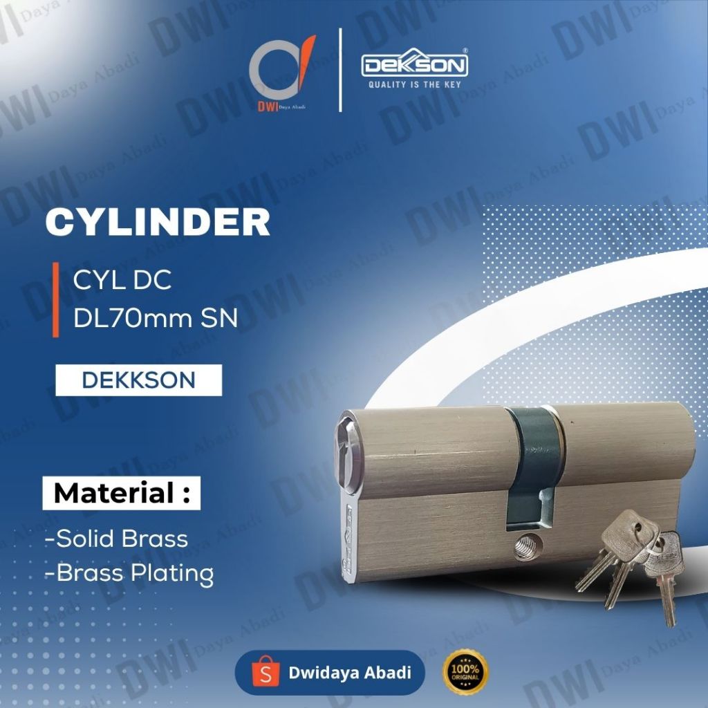 DEKKSON Kunci Silinder Dekkson 70MM Cylinder 3 Kunci