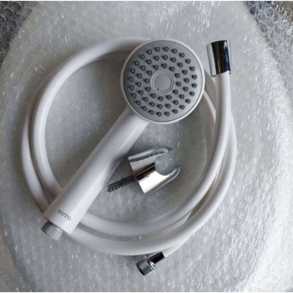 Hand Shower TOTO || Shower Mandi TOTO || Bekas || Warna Putih Komplit sett